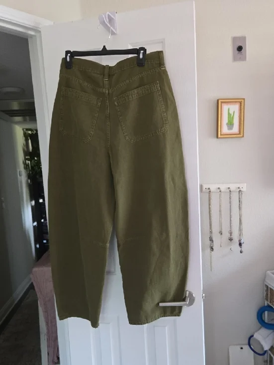 Universal Thread Olive Green Wide Leg Cargo Pants - Picture 7 of 9